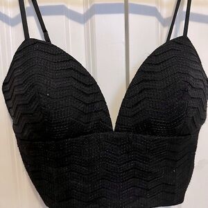 NWOT Bebe tank crop top
